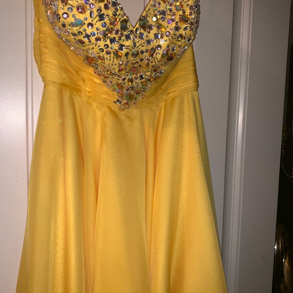 High Low Prom Dress - Picture 2 of 5